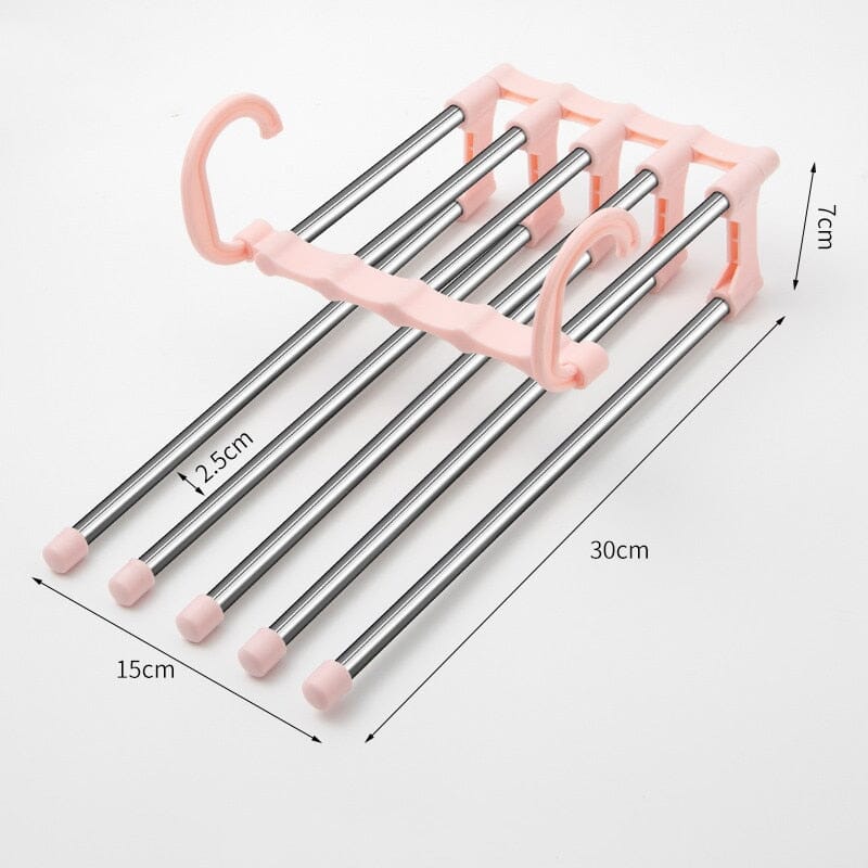 Cintre Multi-ports en Plastique T1 pour Vêtements, Accessoire de Rangement  pour Écharpes et Vêtements, Économiseur d'Espace, Nouveau